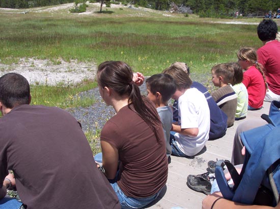 2006 family reunion in Yellowstone National Park